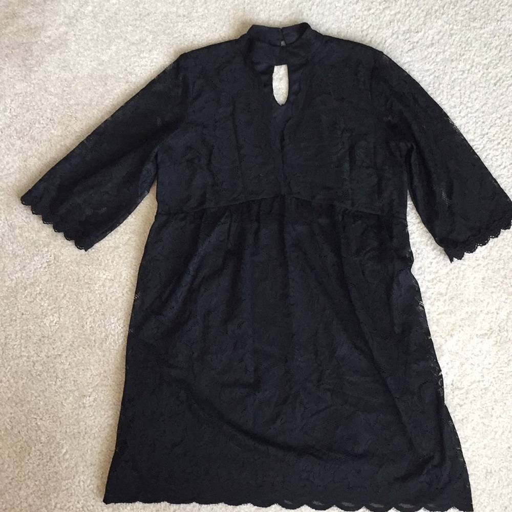 Target Scalloped Hem, Lace Dress
